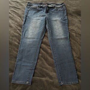 Maurices Skinny Denim Blue Jeans Size 24